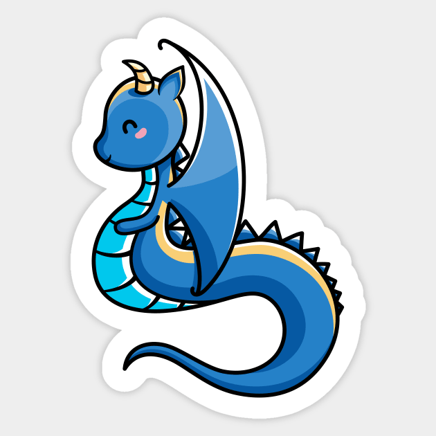 Kawaii Cute Dragon Sticker by freeves